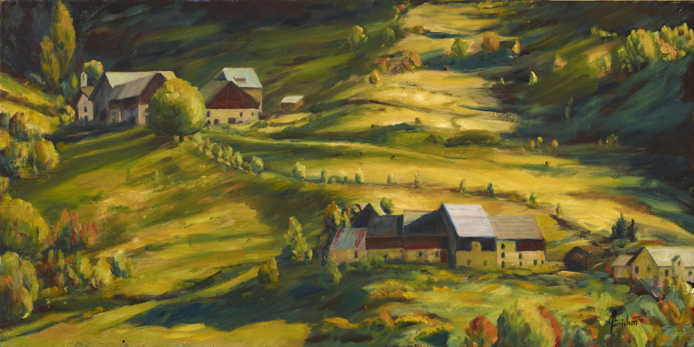 Montbarbon en Queyras 50x100 VENDU